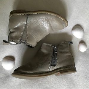 GAP Chelsea Silver Booties